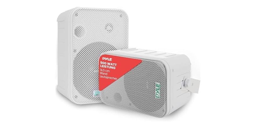 Pyle 6.5" Waterproof Outdoor Speakers (Pair) $39.99 + Free S&H w/ Prime at Woot!