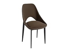 Leisuremod AC48DBR Amalfi Dining Chairs