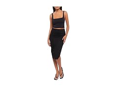 Forever 21 Side-slit Midi Skirt