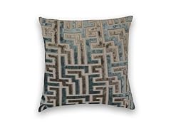 2pk Slvr Geometric Decorative Cover