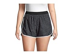 Just My Size Active Woven Run Shorts (2X) Grey
