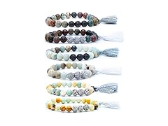 Mana Vibes Amazonite Lava Bracelet