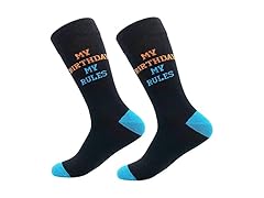 KoolHour Mens Birthday Gift Socks, KoolHour Crazy