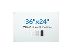 VUSIGN Magnetic Glass Dry Erase White
