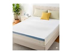 Marsail King Size Memory Foam Mattress Topper
