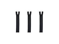 Coats & Clark All Purpose Zip Zipper, 14 Inches, Black 3PK