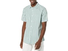 Amazon Essentials Stretch Button-Down Shirt (L)