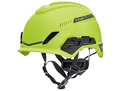 MSA V-Gard H1 Safety Helmets, Tri-Vent, Hi-Viz