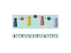 Teacher Created Resources Oh Happy Day Pom-Poms Border