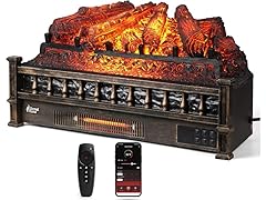 TURBRO Eternal Flame 26" Smart Fireplace Bronze