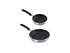 Zakarian by Dash Nonstick Stainless Steel Fry Pan Set