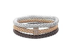 Nine West Women's Three Piece Stretch Bracelet Set