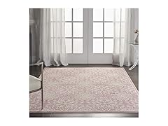 Nourison Home Jubilant Floral Ivory/Pink 4' x 6' Area-Rug