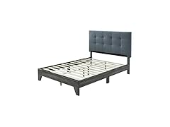 Hodedah Upholstered Twin Bed