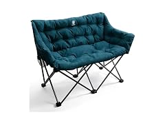 EVER ADVANCED Green Double Camping Chair