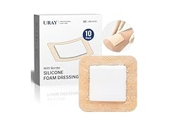 URAY Silicone Foam Dressing with Border