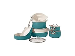 Bloomhouse 12Pc Ceramic Cookware Set