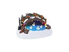 Swimming Swans Christmas Village