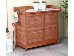 Red Barrel Studio Garden Potting Bench w/ Storage
