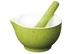 Porcelain & Pestle Green