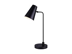 1 Light Table Lamp Matte Black