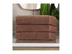 Superior 3PC ROLLA Bath Towels, Chocolate
