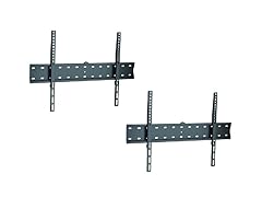 2pk Flat Wall Mount for 37-80" TVs