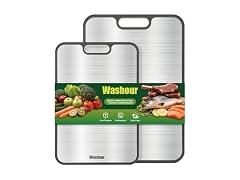 Washour Non Toxic Titanium Cutting Board for Kitchen