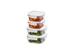 LocknLock Borosilicate Glass Food Storage Set