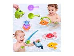 ZHFUYS 12Pcs Bath Toys for Toddlers
