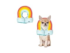 Rainbow Inflatable Dog Recovery Collar