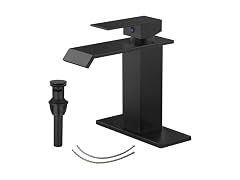 BATHLAVISH Matte Black Bathroom Sink Faucet