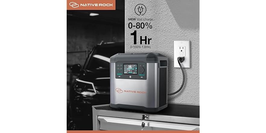 Snapper Rocks Power Station Native Rock NRP25 2200W Portable Power Station