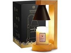 Luana Rose Candle Warmer Lamp - Black