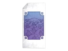"The Churning Sea" Beach Towel