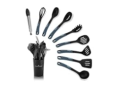 NutriChef 10-Piece Kitchen Cooking Utensils Set 