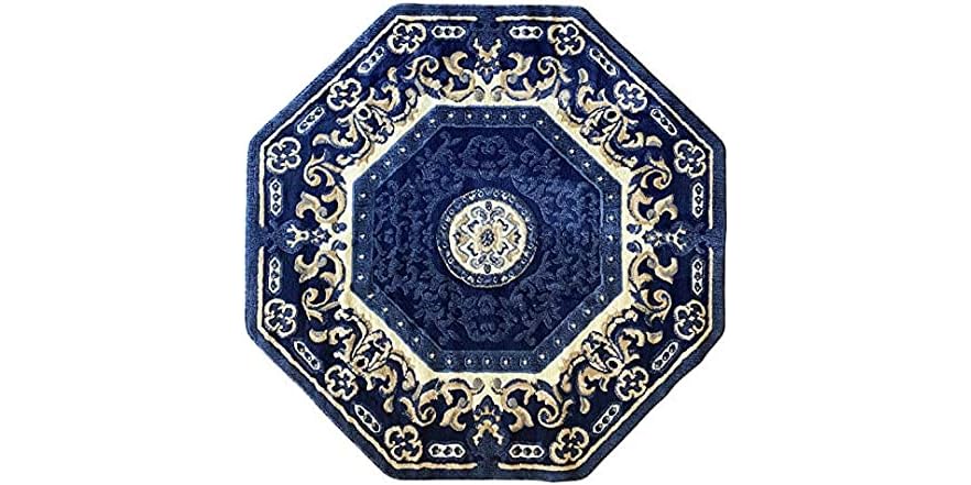 Carpet King Traditional Octagon Persian Area Rug
