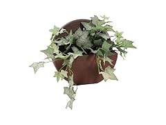 Sunnydaze Decor DG-915 Round Wall Planter 12" Dark Brown