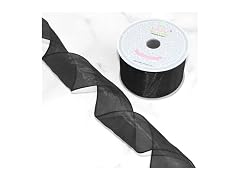 Creative Ideas Wired 2.5" Inch Organza Ribbon