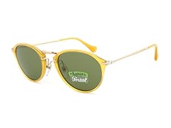 Persol Polarized Vintage Oval Yellow Sunglasses