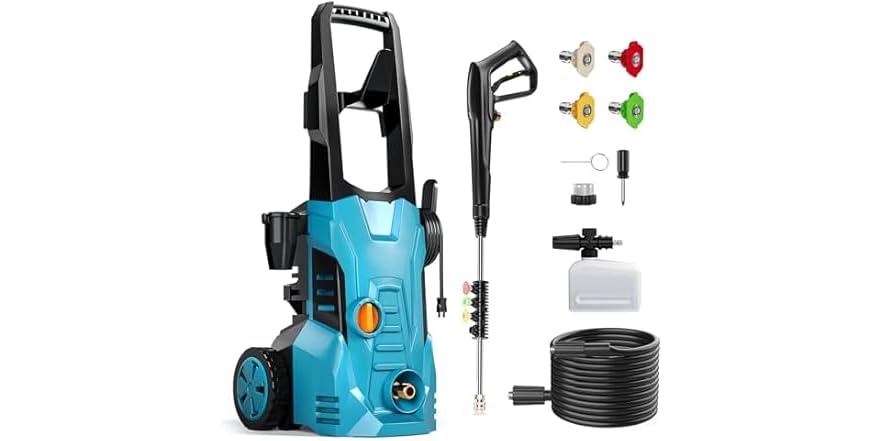 GREENER PW03 Electric Pressure Washer Blue