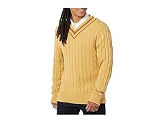 Amazon Essentials Cable V-Neck Sweater