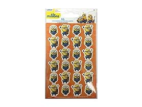 96 Minions Stickers - 4 Identical Sheets