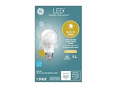  GE LED+ Dusk Dawn Bulb A19 Soft White