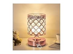 TOBUSA Crystal Cordless Table Lamp