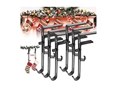 SSFUN 2-in-1 Stocking and Garland Hanger