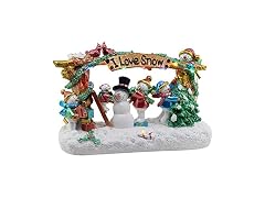 Lighted Snowman Christmas Village