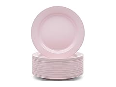 10.25" Blush Dinner Plates 25ct