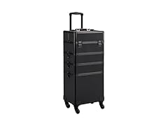 Yaheetech 4 in 1 Professional Makeup Train Case