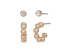 Steve Madden Hoop Earring Set